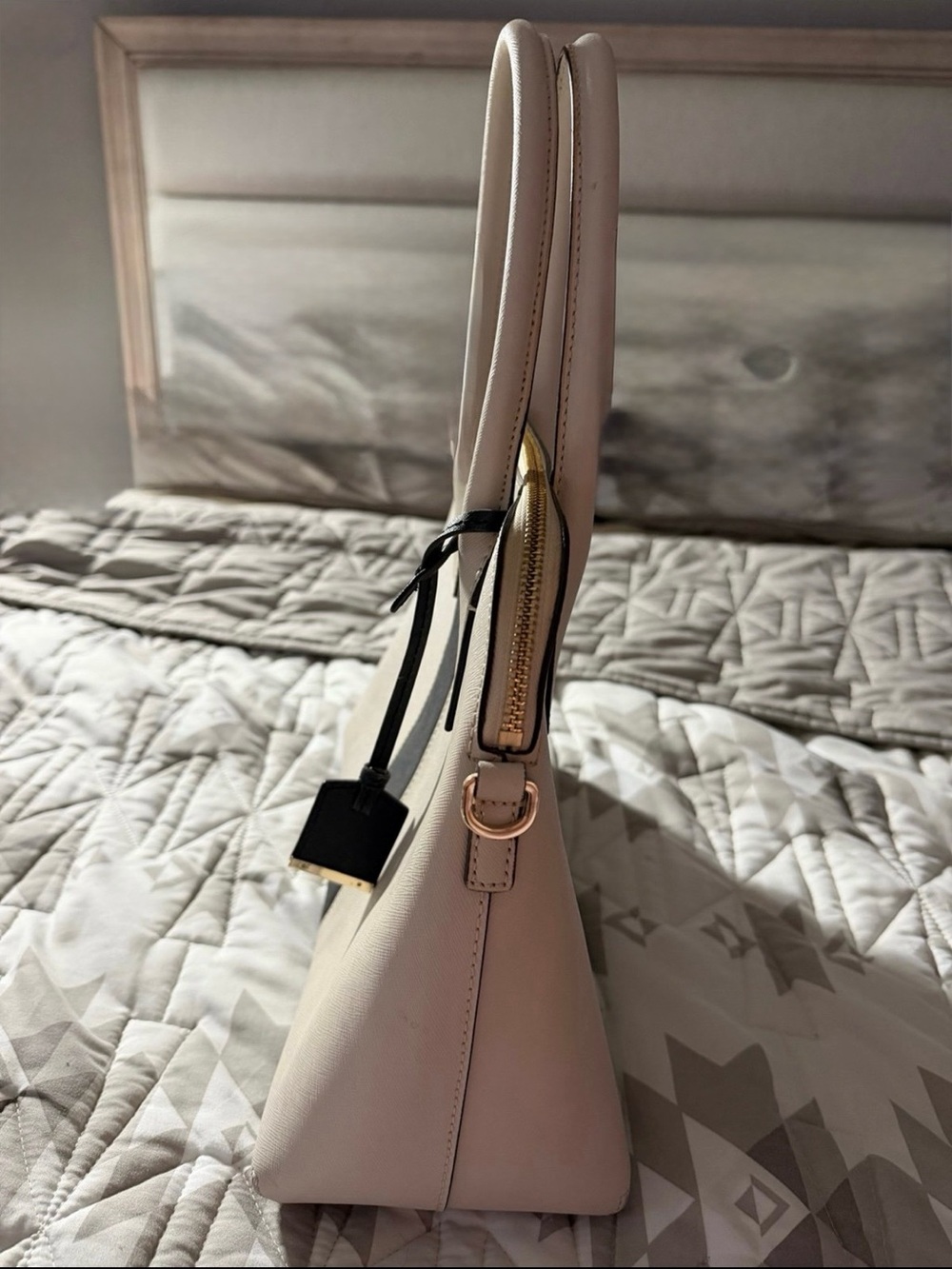 Kate Spade White and Black Dome Satchel - Picture 3 of 6